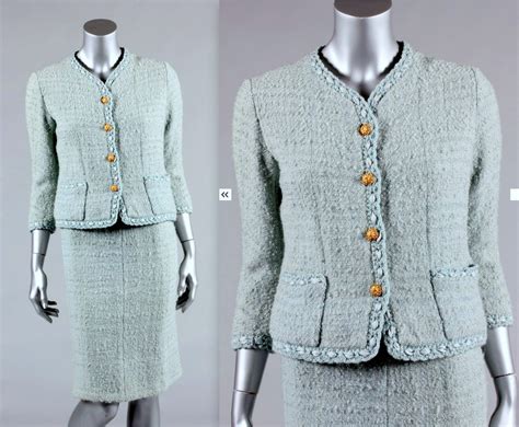 chanel tweed suit|women tweed suit chanel type.